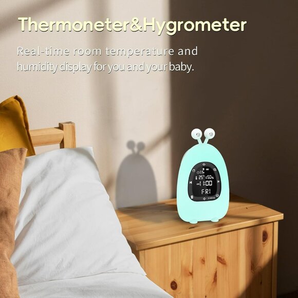 New Bluetooth Speaker/App Control Dimmable Clock White Noise Sound Machine - Picture 7 of 8